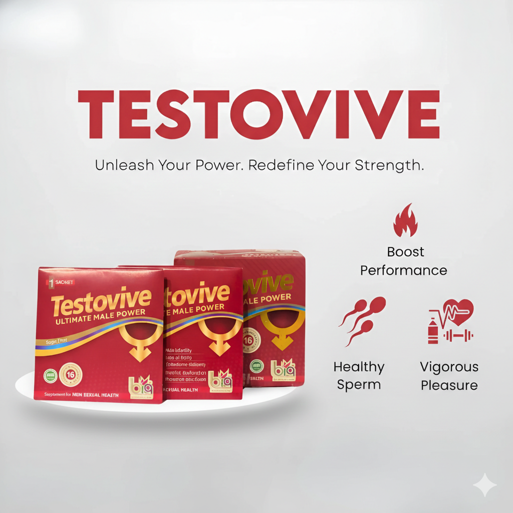 Testovive Ultimate Male Power – Advanced Men’s Vitality Support Supplement