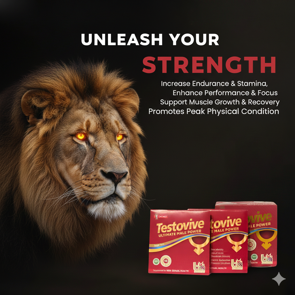 Testovive Ultimate Male Power – Advanced Men’s Vitality Support Supplement