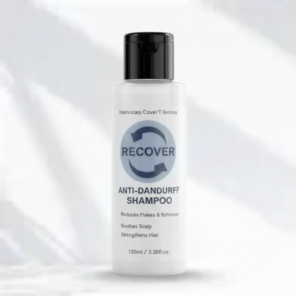 Recover Anti-Dandruff Shampoo – Reduces Flakes, Soothes Scalp & Strengthens Hair (100ml)