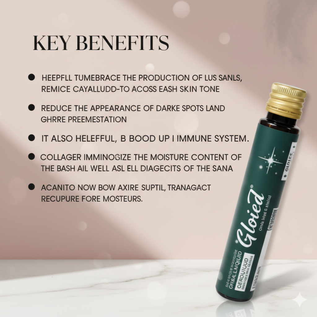 Gloied Beauty Glow Oral Liquid 25ml – Collagen & Glutathione