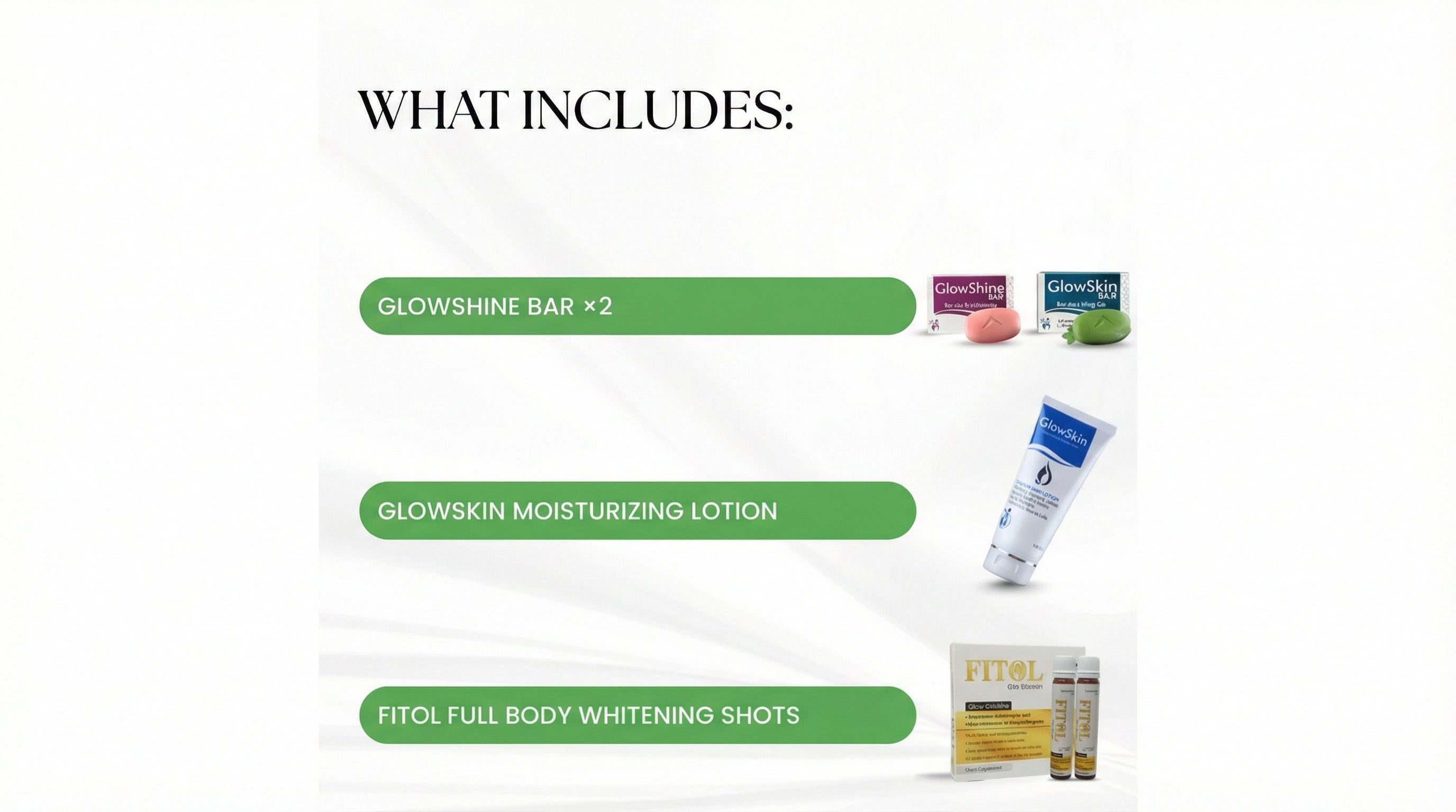 Full Body Whitening & Glow Pack | Fairness, Glow & Deep Moisture Care