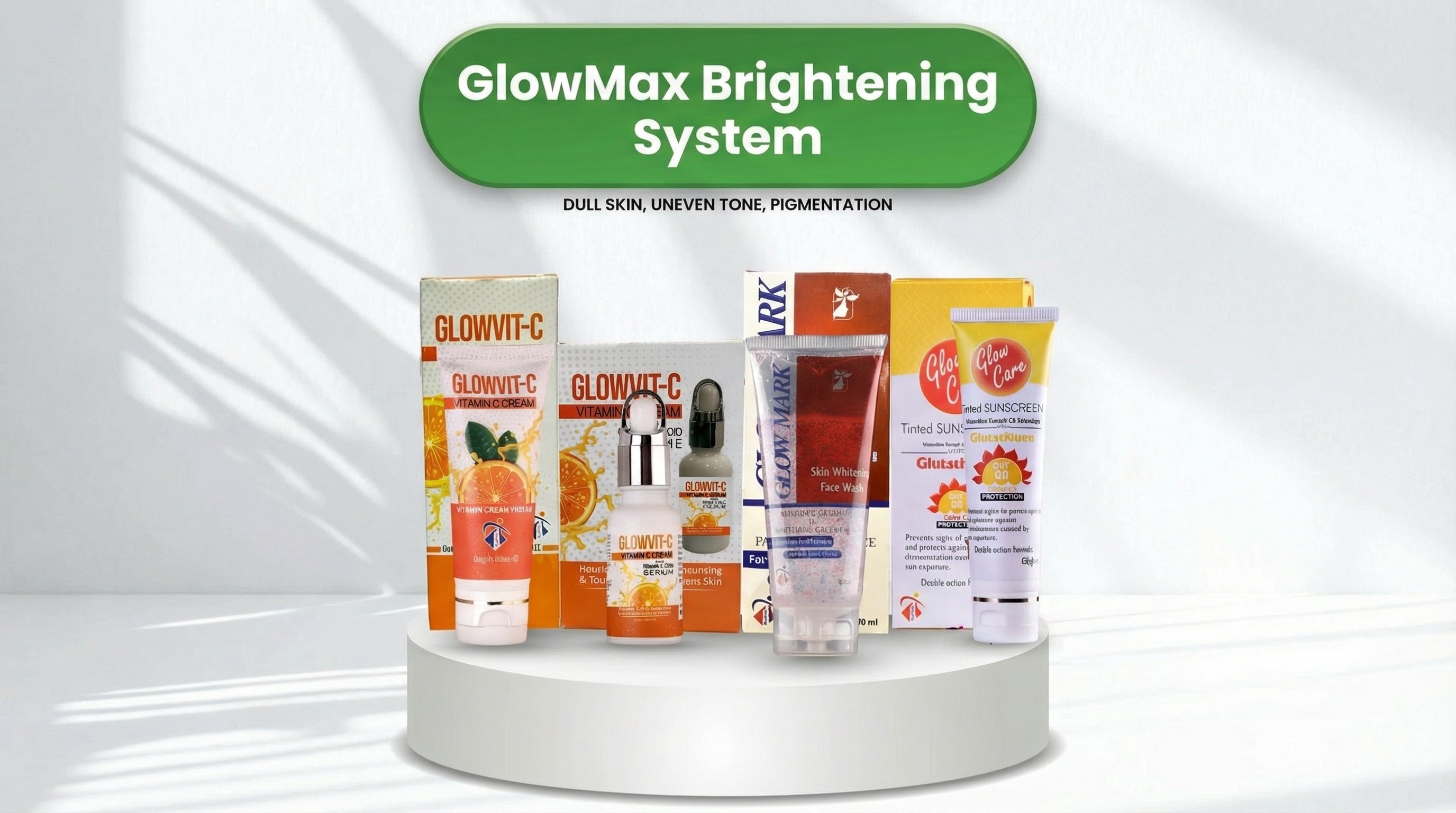 GlowMax Brightening System Bundle – Complete Skin Glow & Pigmentation Care Kit