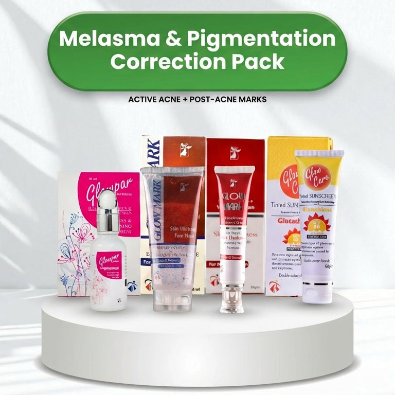 Melasma & Pigmentation Correction Pack – Complete Dark Spot & Acne Marks Care Bundle